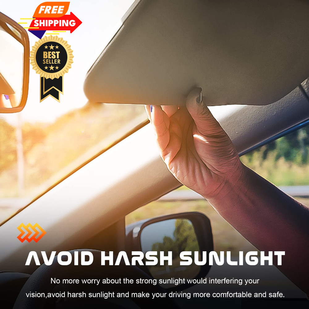 Beige Driver Left Side Sun Visor Replacement Side,