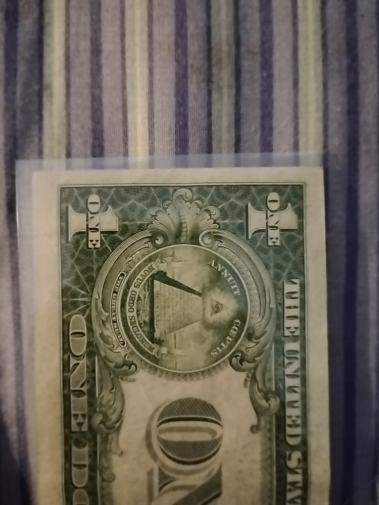 1935 E United States $1 Silver Certificate Circulated Banknote ERROR Misprint