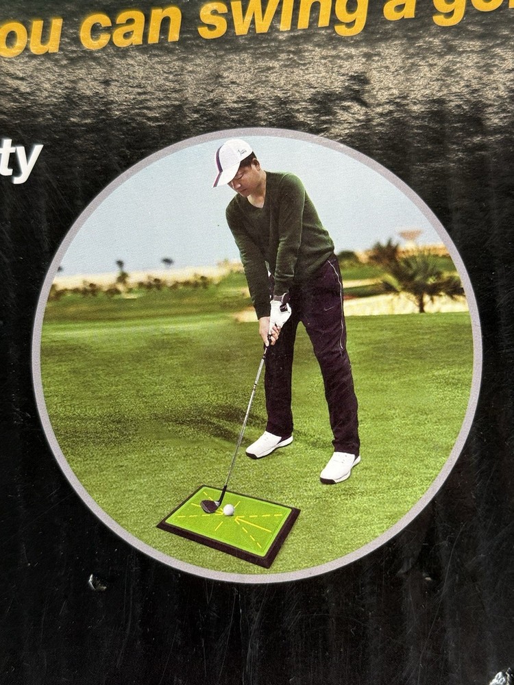 Golf Strike Mat Bead Display Track Beginner Training Trace Detection Pad Swing