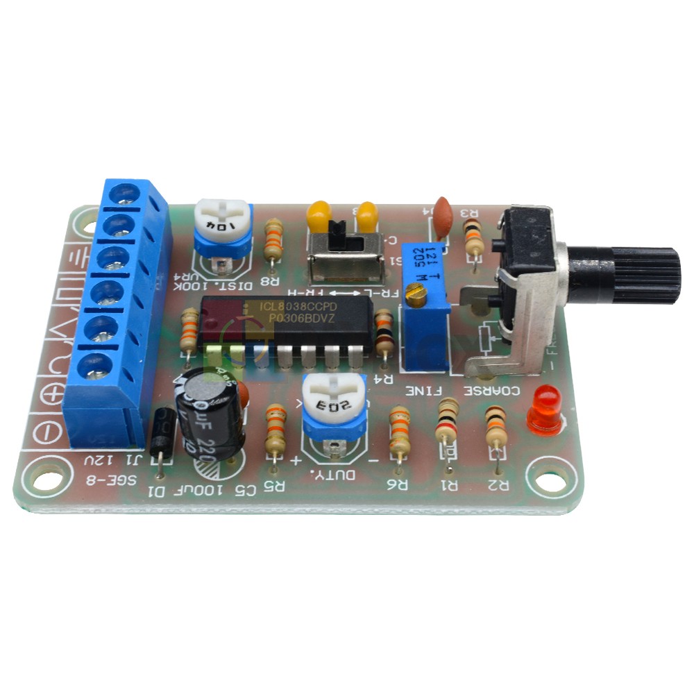 ICL8038 Monolithic Function Signal Generator Module Sine Square Triangle Welded
