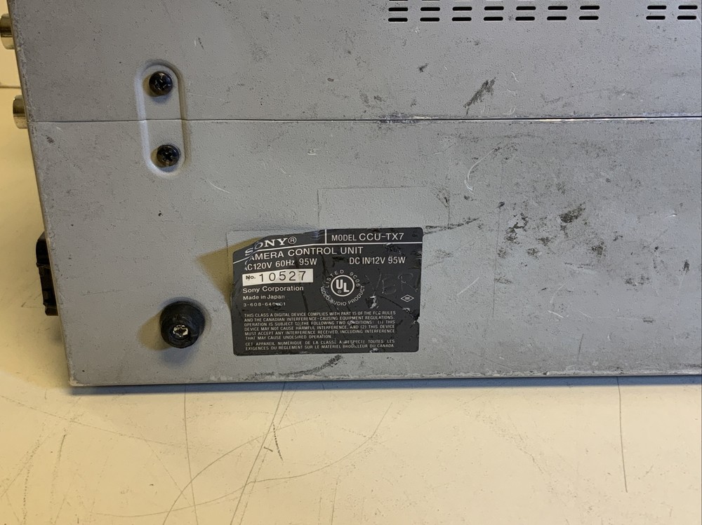 Sony CCU-TX7 Camera Control Unit W/ Case