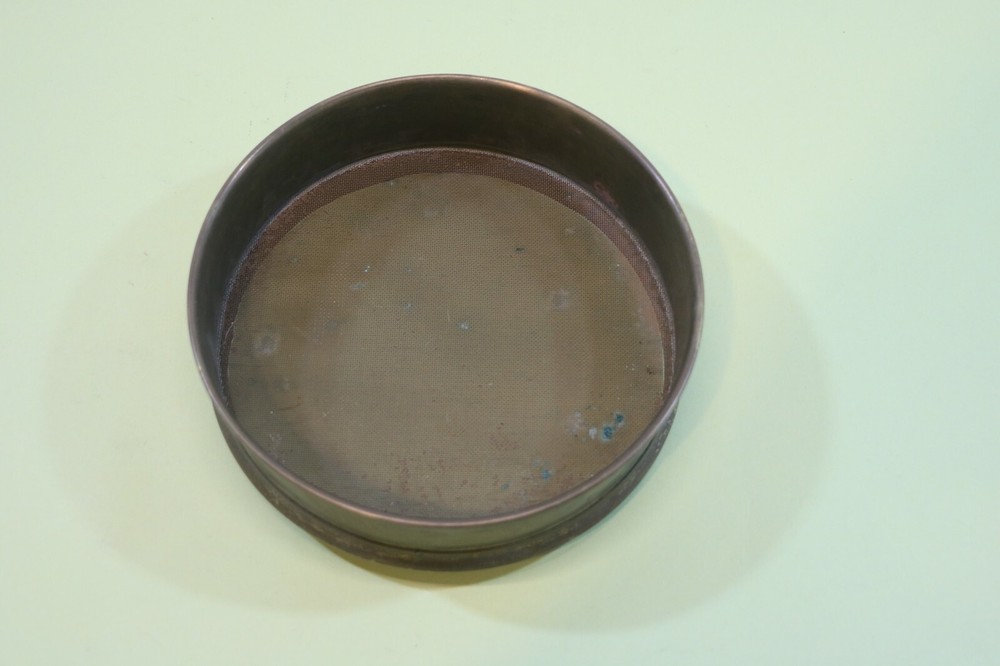 8" Brass Testing Or Sorting Sieve, BRASS STEEL