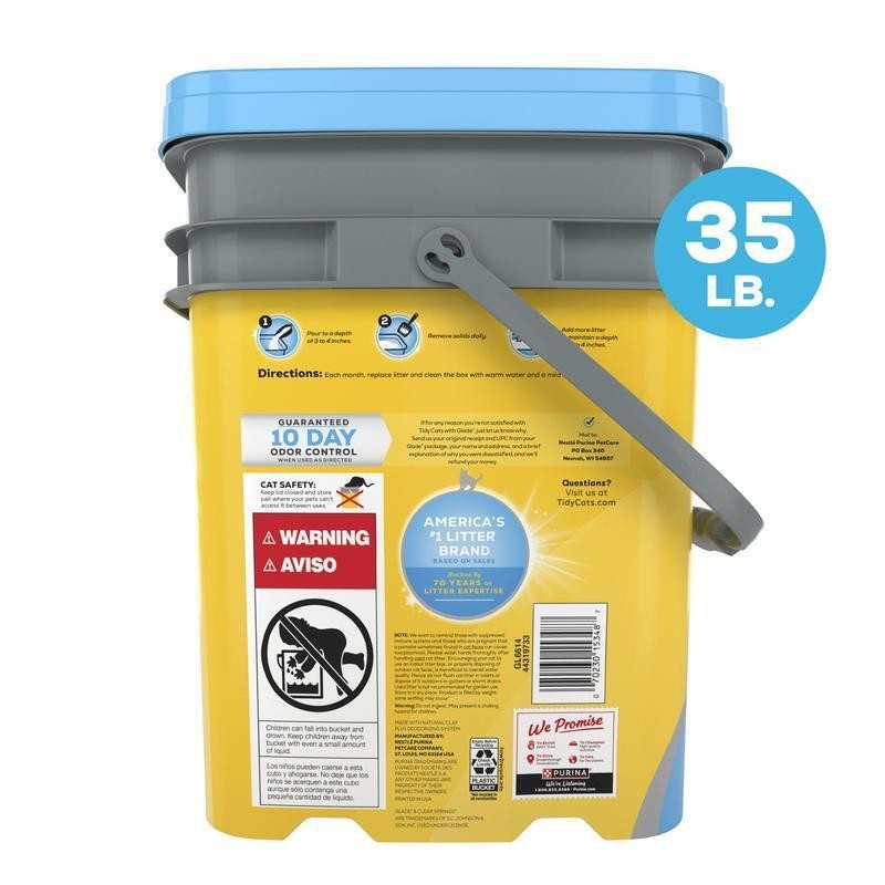Clumping Cat Litter Glade Clear Springs Deodorizing Low Dust Multi Cat Solution