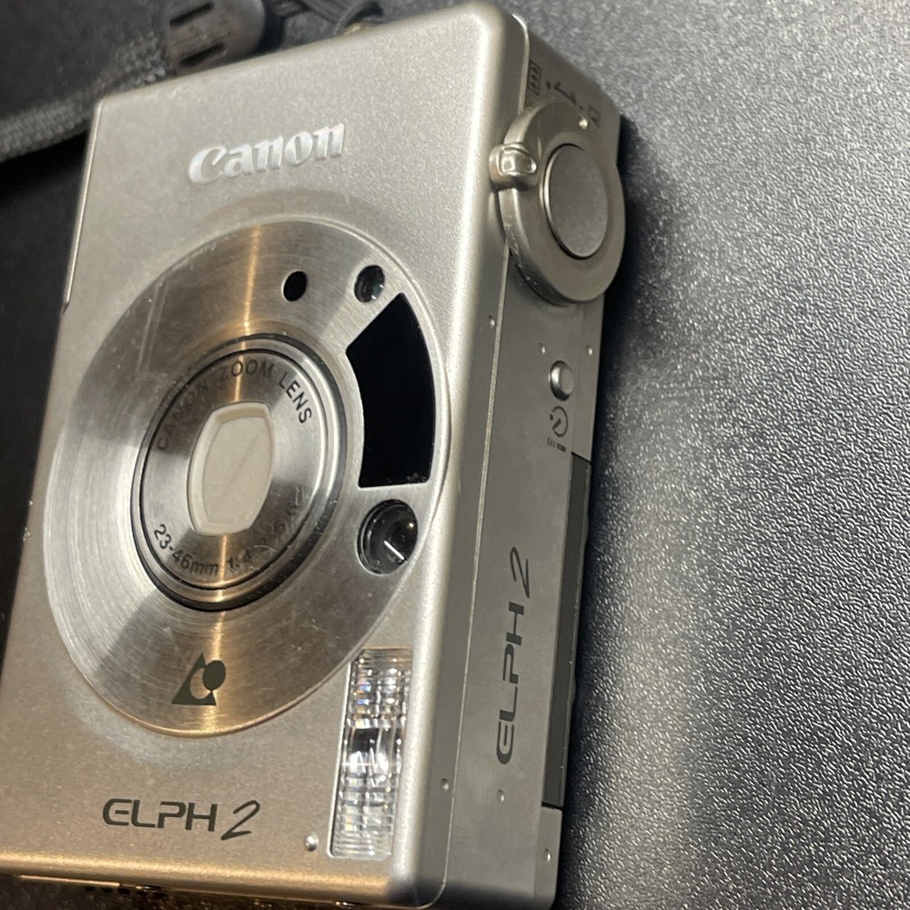 Canon PowerShot ELPH 2 Silver Compact Camera Partially Tested