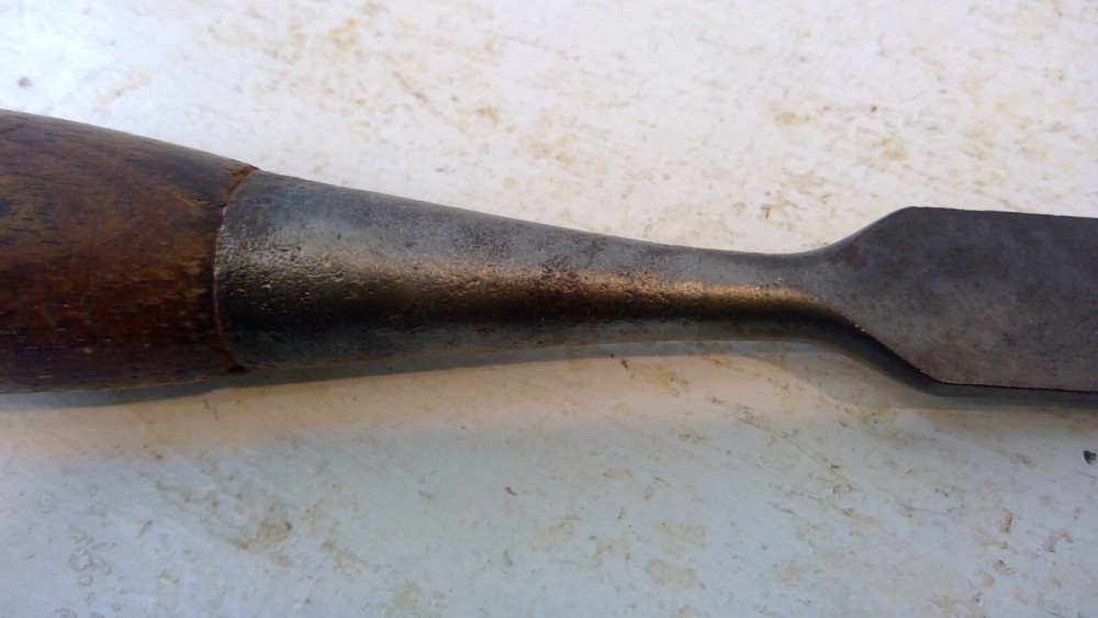 Stubby Stanley Wood Socket Chisel, 3/4 Inch Vintage