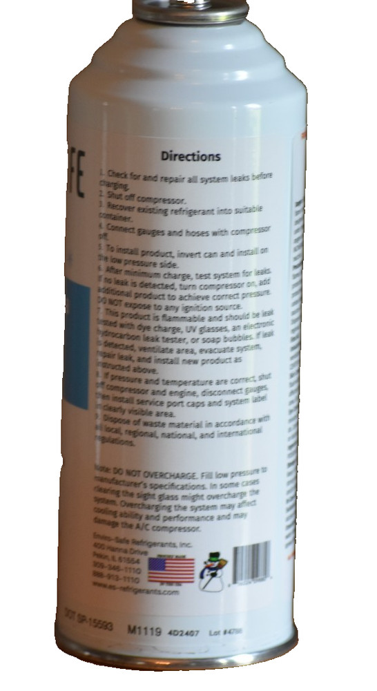 R 134a Refrigerant Replacement- Coldest Refrigerant for Auto - 4 Pack Ships free