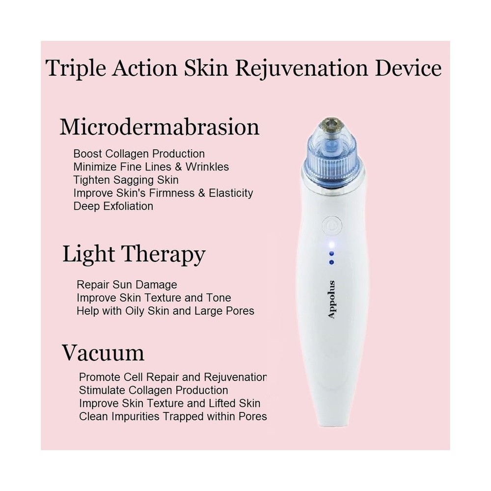 Microdermabrasion Machine - Appolus Premium Diamond Microdermabrasion Device ...