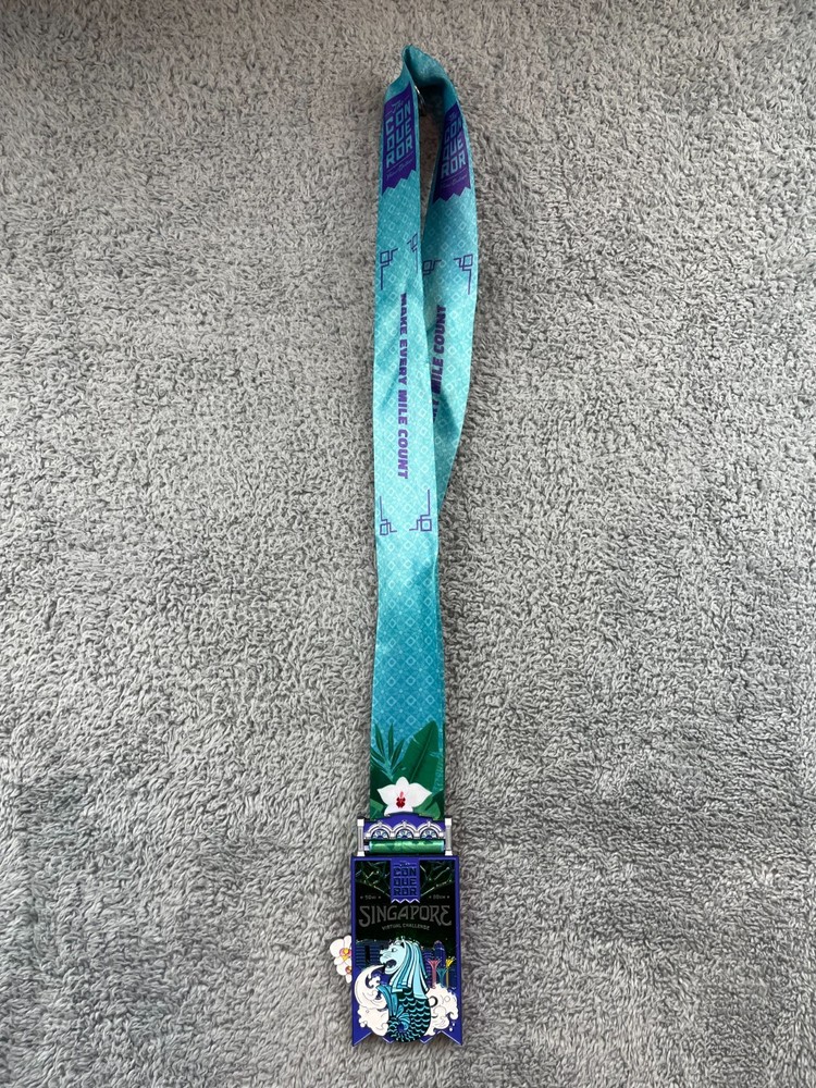 The Conqueror Virtual Challenge Singapore Medal