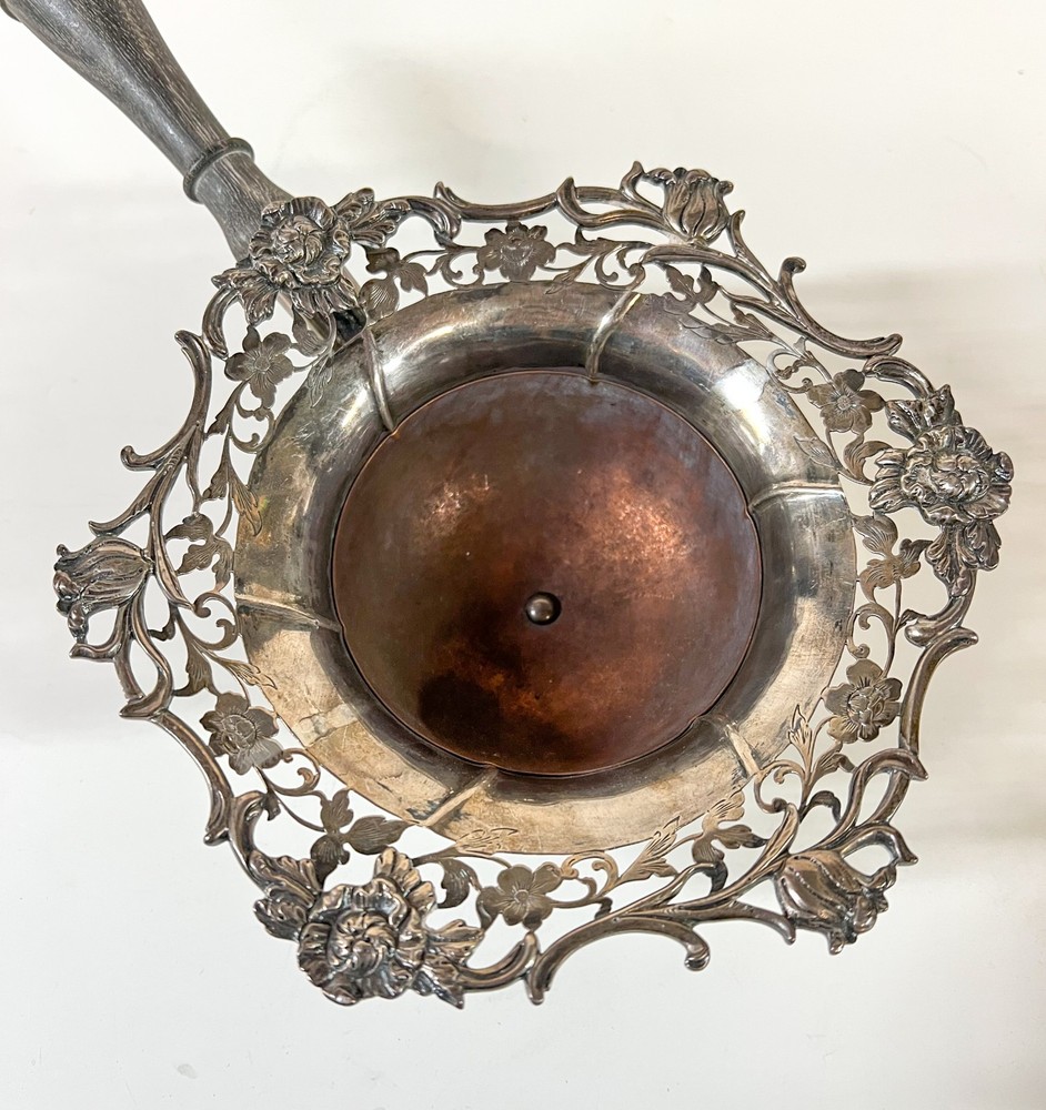 19th Century Dutch Silver footed Brazier with copper lining