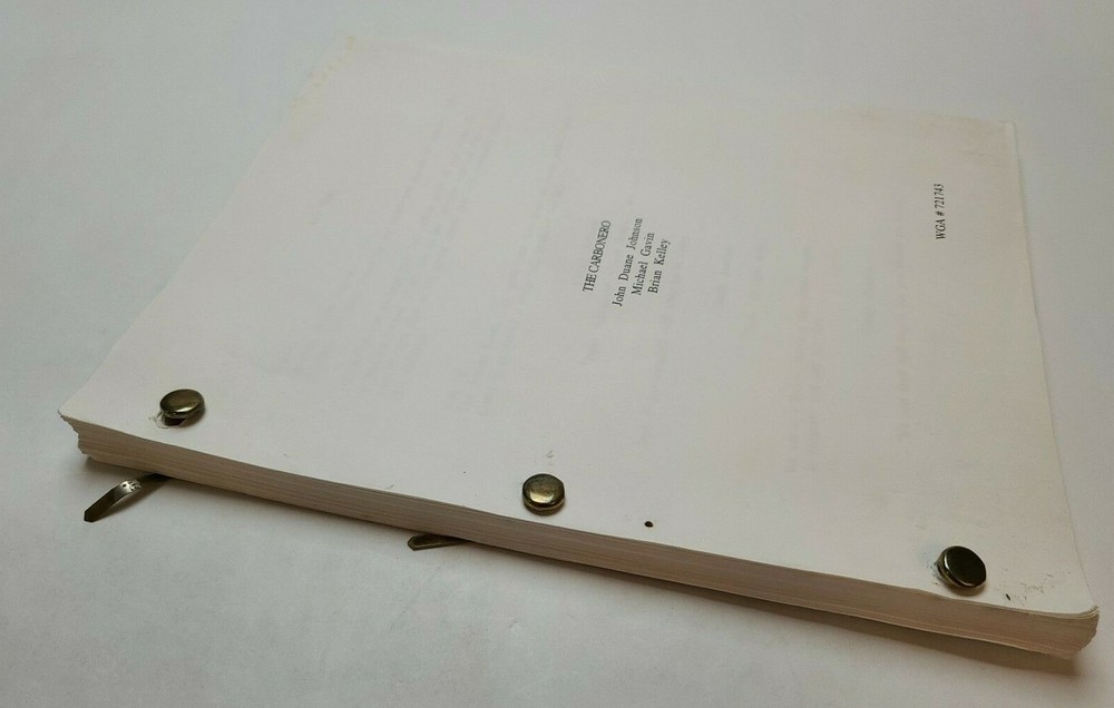 THE CARBONERO / Michael Gavin & Brian Kelley, 1990's Unproduced Screenplay