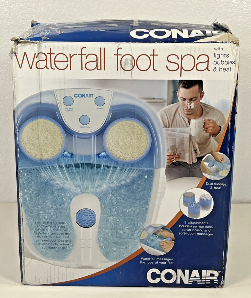 CONAIR Waterfall Foot Spa - Blue