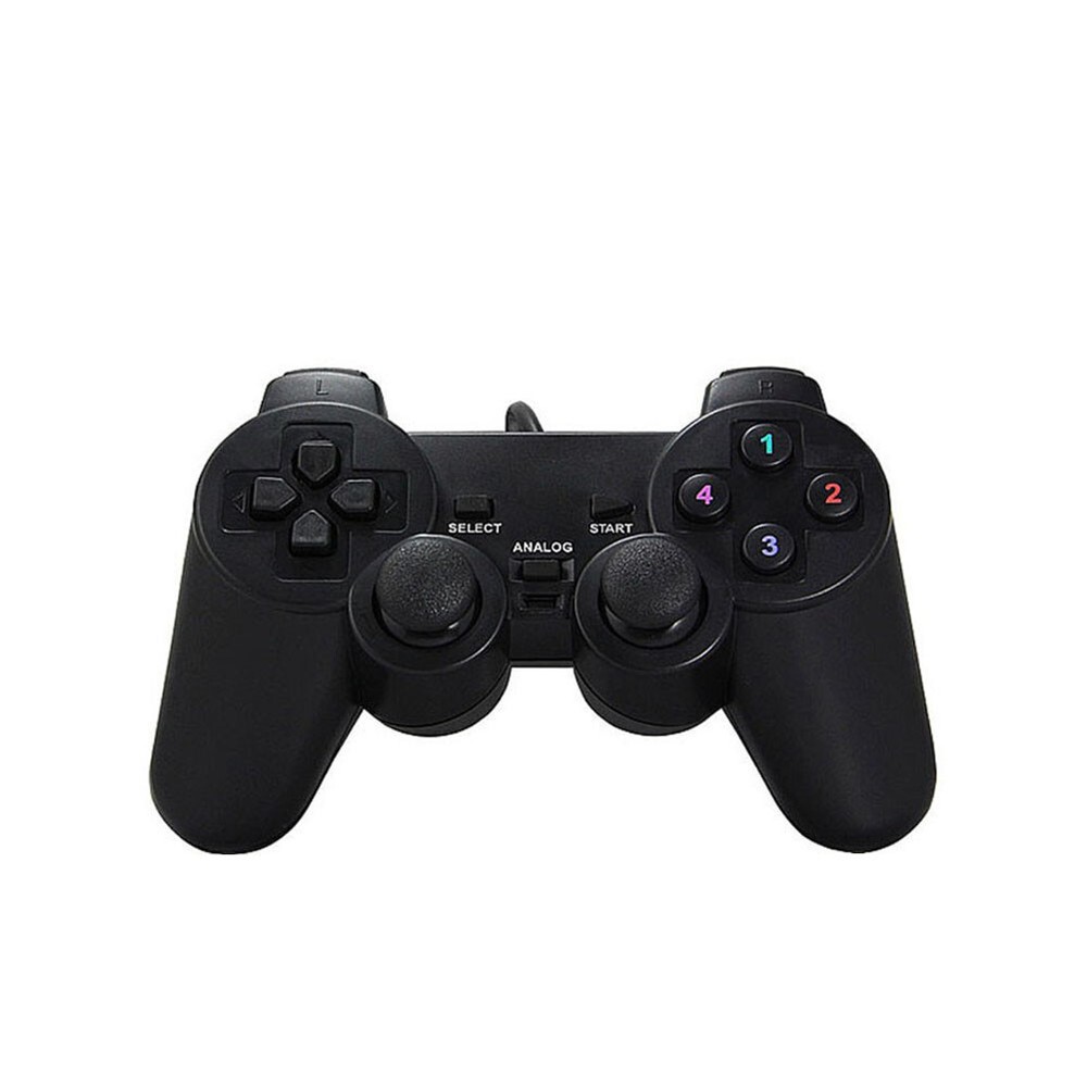 US 1-2 Pack USB 10 KEYS SHOCK2 CONTROLLER PC GAME PAD Fine