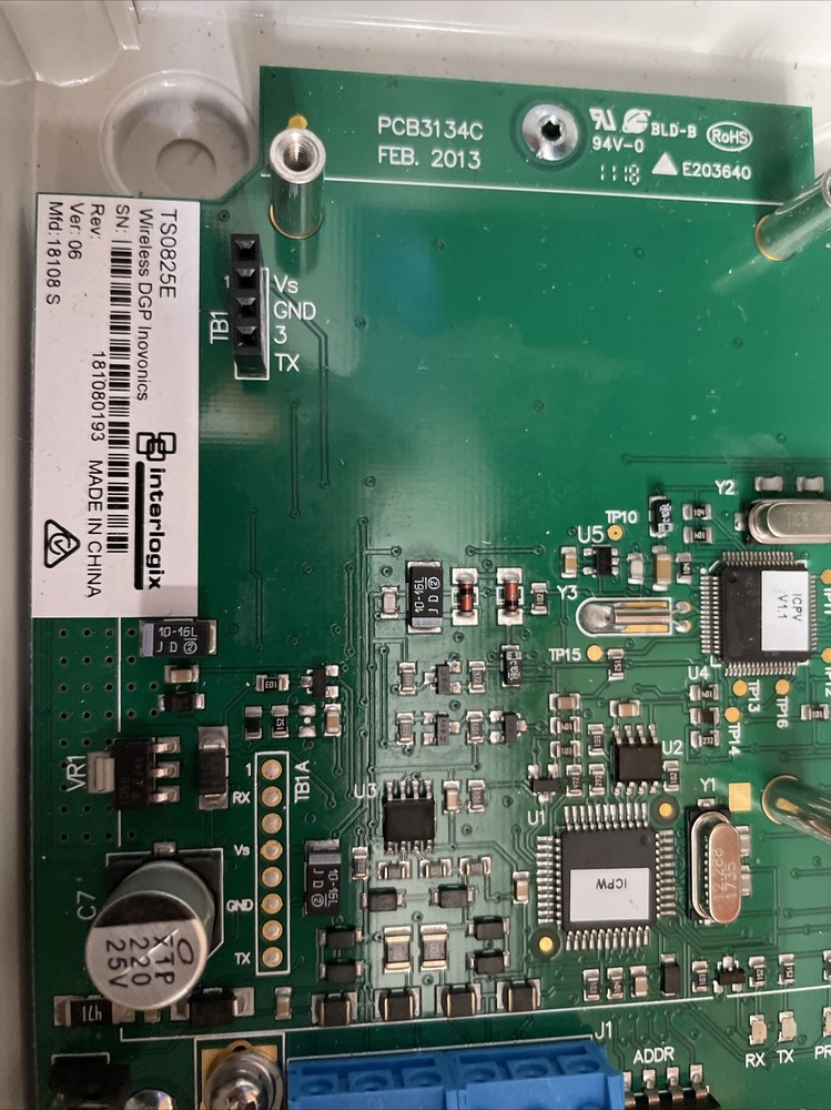 Interlogix TS0825E Wireless DGP Inovonics