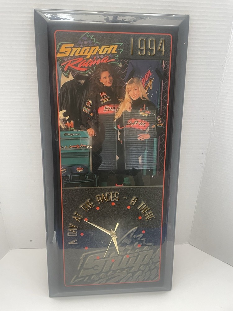 Vintage 1994 Snap-on Racing Wall Clock