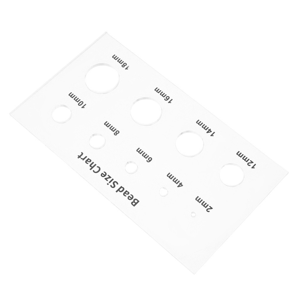 Bead Measuring Tool Tools for Crafts Measurer Crystal Size Template
