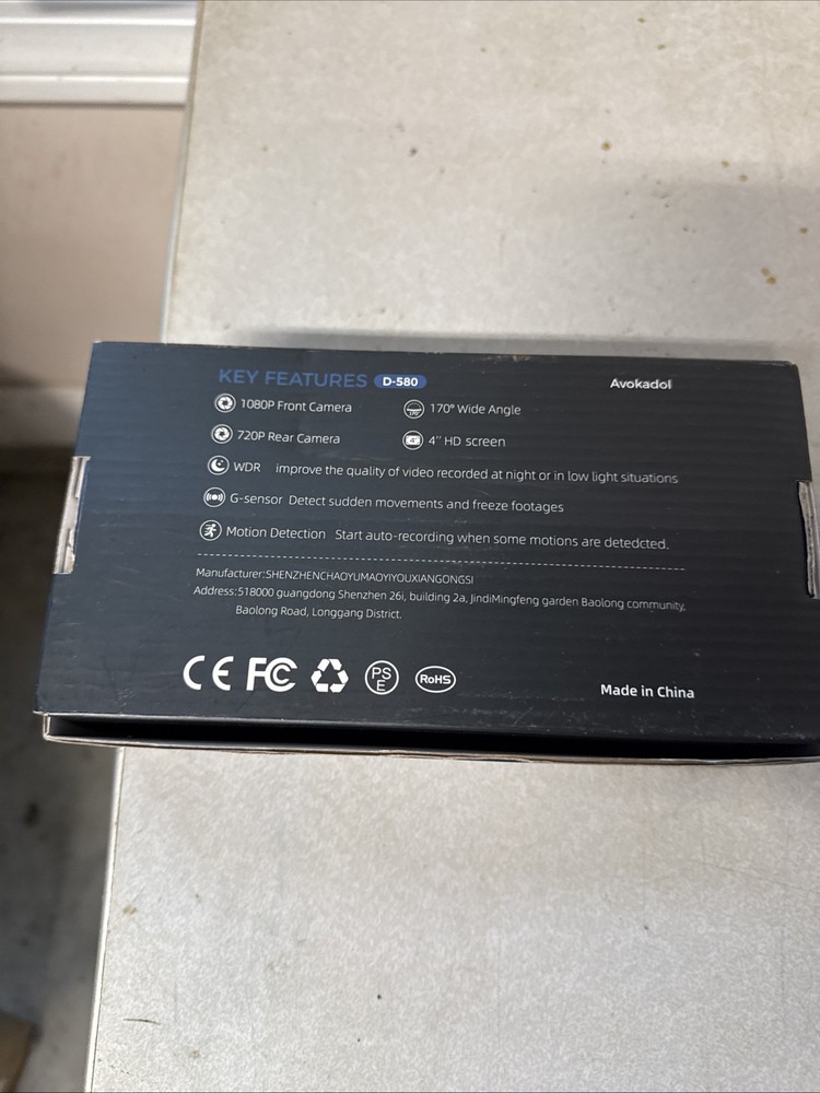 D-580 Dash Camera