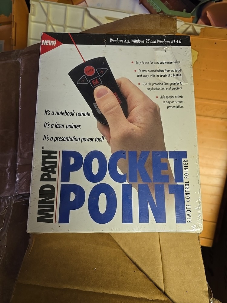 NEW SEALED Mind Path Pocket Point Remote Control Pointer