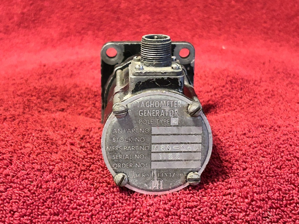 JACK & HEINTZ TACHOMETER GENERATOR P/N H60-050