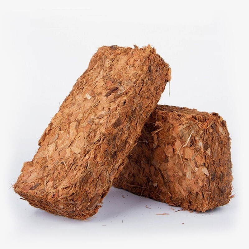 Coir Bricks for Plants, Organic Compressed Coconut Coir, 2 Count (2.2 lbs)