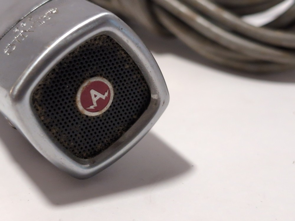 VINTAGE Square ASTATIC 332 HANDHELD MICROPHONE - Untested