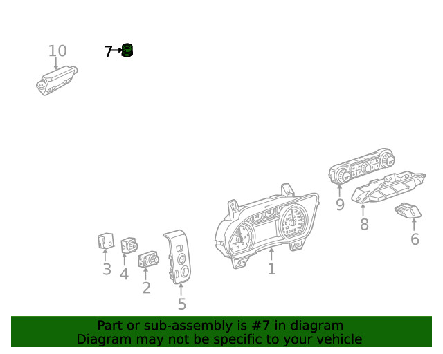 Genuine GM Automatic Headlamp Control Ambient Light Sensor 13525291