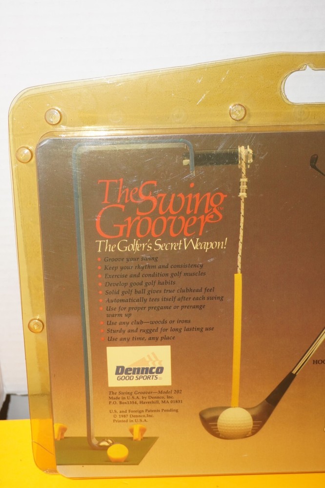 1987 The Swing Groover Practice DENNCO Tool Chip Training Aid Model 202