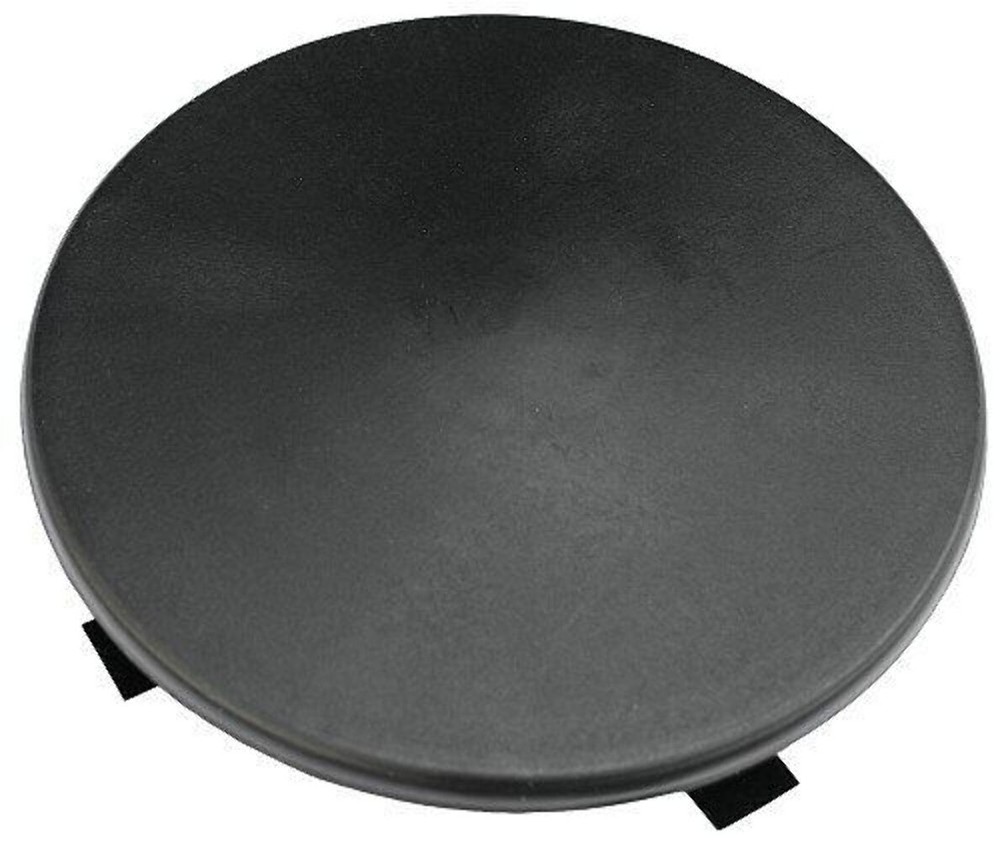 4" Round Light Pole Top Cap- Black Plastic