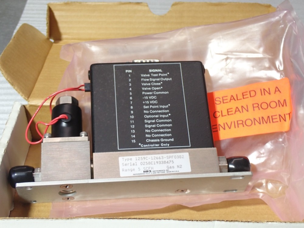 1259C-12663-SPF0382 MKS MASS FLO New