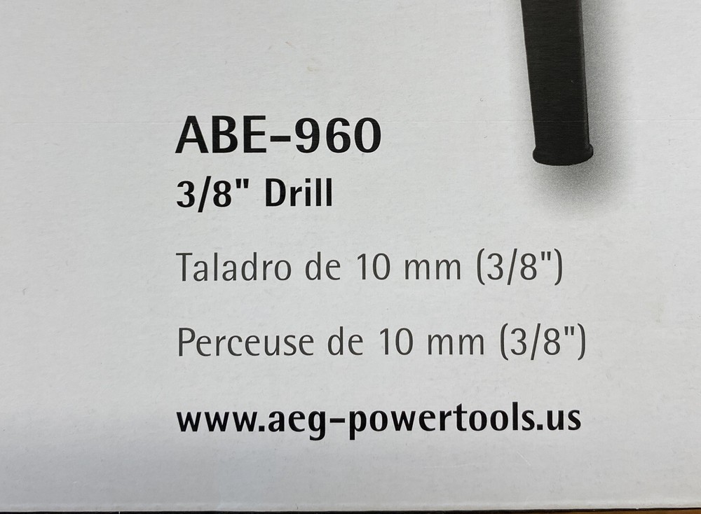AEG 3/8" DRILL - ABE-960 - #284
