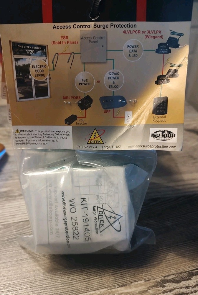 ⚡Ditek DTK-4LVLPCR 4-Pr, Card Reader Protection⚡