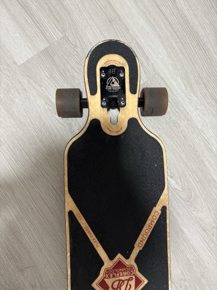 db coreflex compound technology flex three 48 in drop through complete longboard