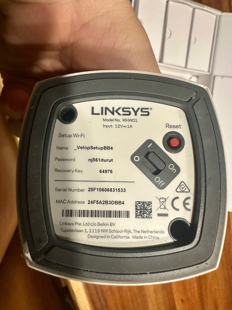 Linksys - Dual-band Mesh Wifi System - Velop AC3900