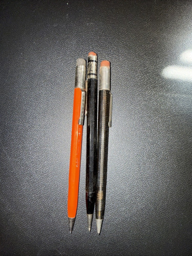 3 Vintage SCRIPTO Classic MECANICAL PENCILS