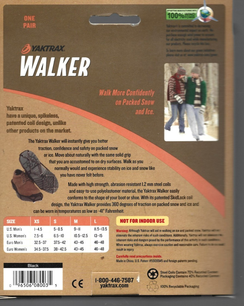 Yaktrax Walker Medium New