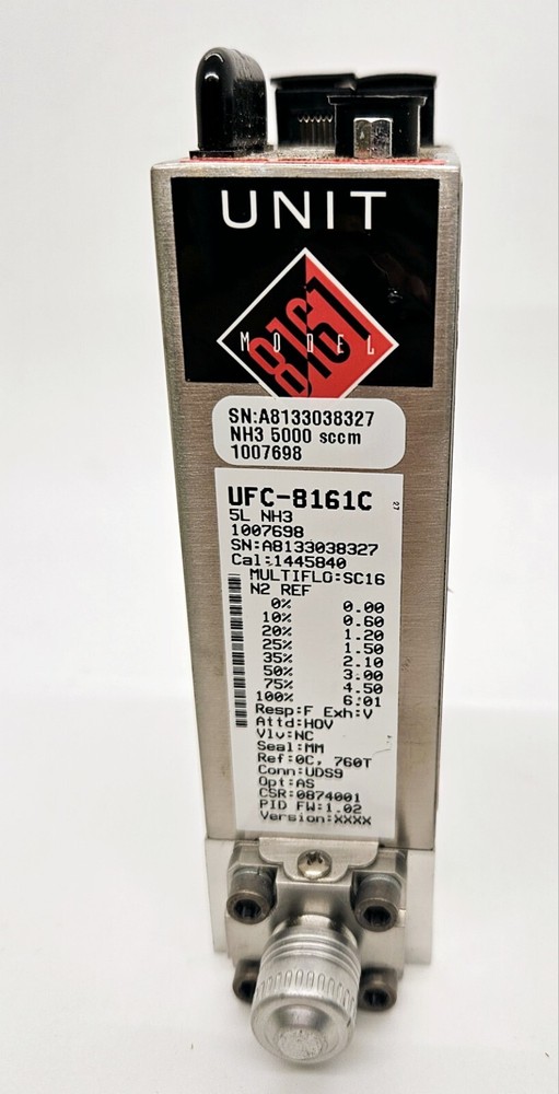 UNIT 8161 Mass Flow Controller MFC 5L NH3 5000 SCCM ***SHIP From US***
