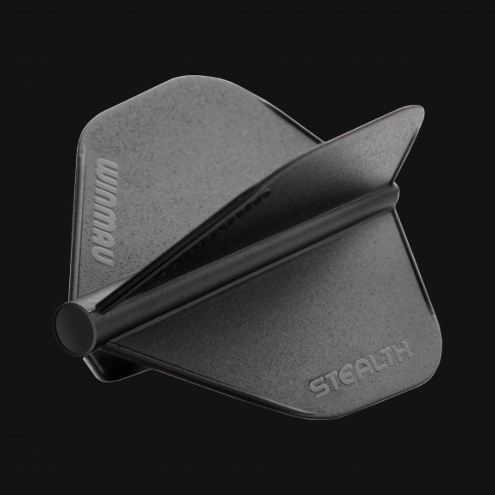 Winmau Stealth Standard 150 Micron Molded Flight - Black