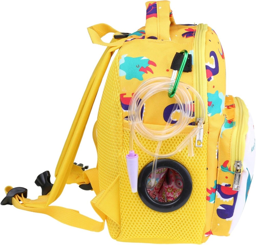 Adjustable Enteral Feeding Backpack for Active Children - Compact 500ml Design