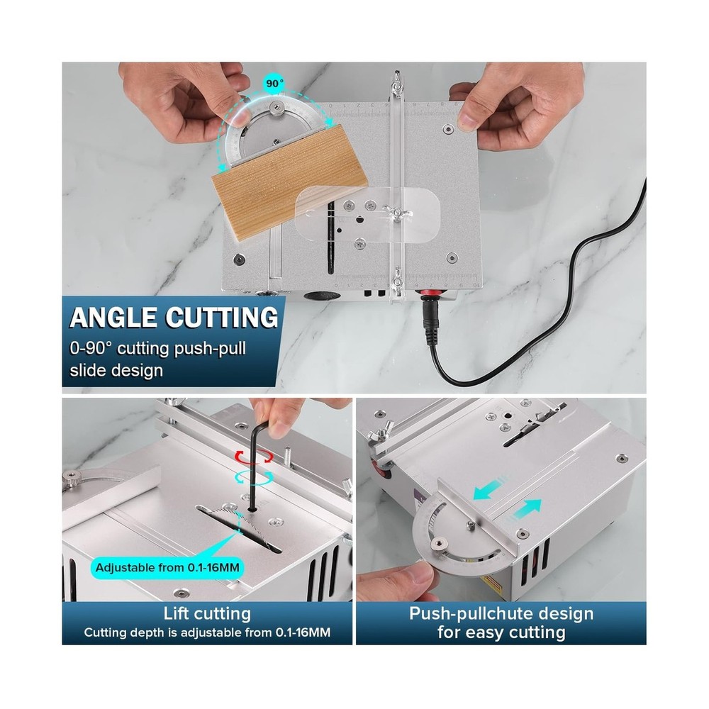 Mini table Saw,mini Table Saws for Crafts, Mini Multi Functional Table Saw, D...