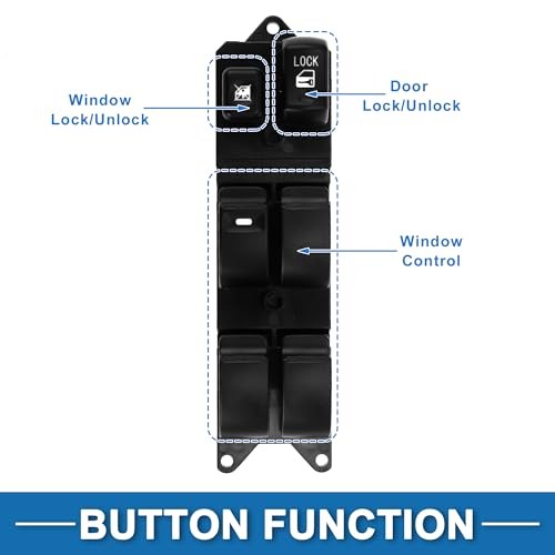 Power Window Switch No.8608A187 Front Left Driver Side Window Control Switch