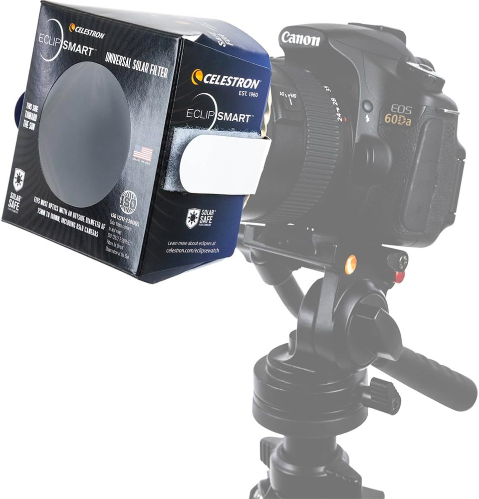 – Eclipsmart Safe Solar Eclipse Telescope and Camera Filter – Meets ISO 12312-2: