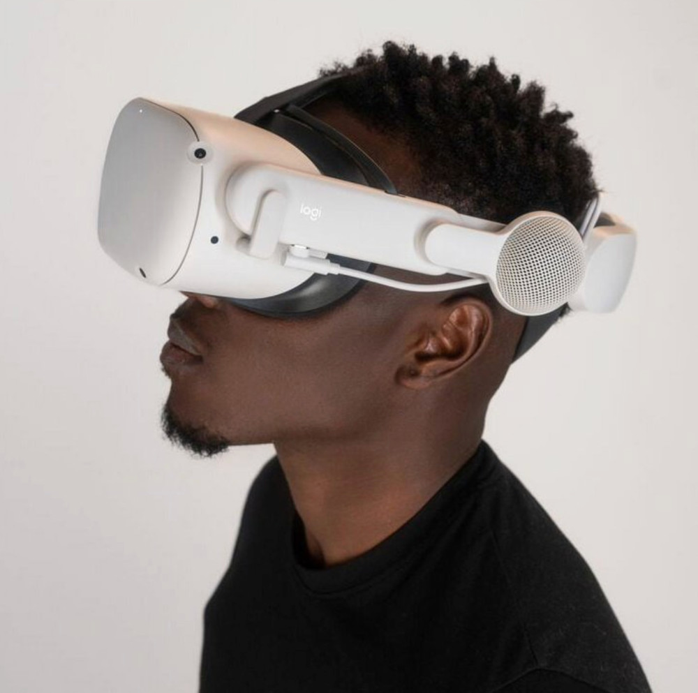 Oculus - Logitech Chorus Off-Ear Integrated Audio for Meta Quest 2 - White