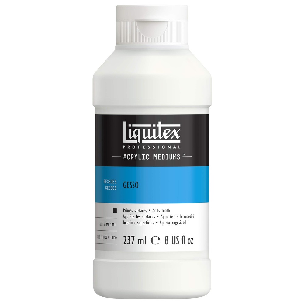 Professional Gesso Surface Prep Medium 237ml 8-oz White