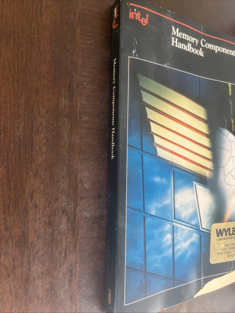USED 1988 Intel Memory Components Handbook