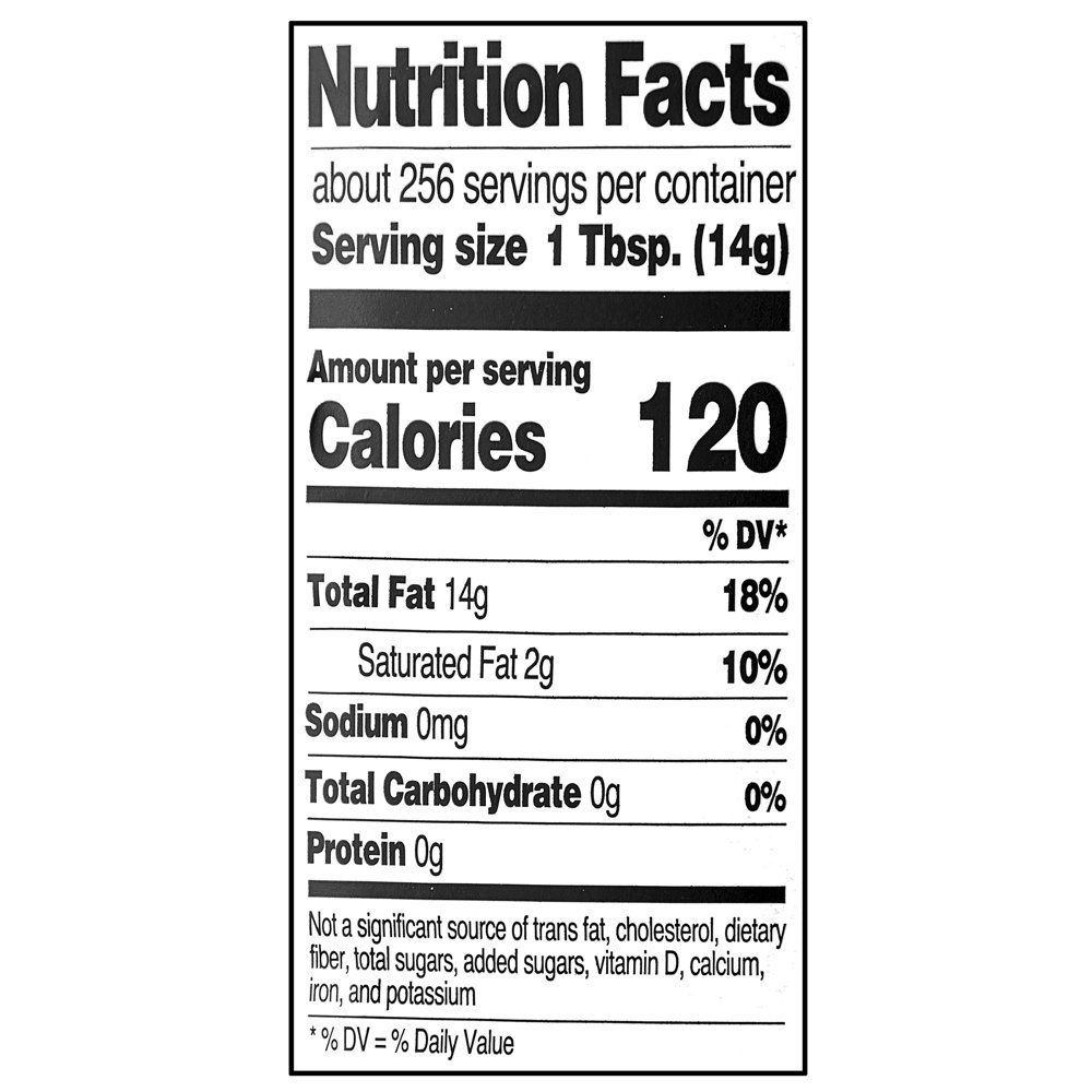 Great Value Vegetable Oil, 1 Gallon