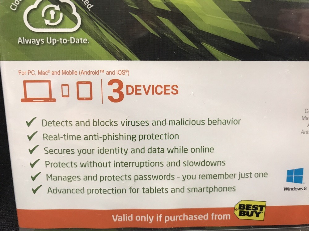 Webroot SecureAnywhere Internet Security w/ Antivirus New Sealed