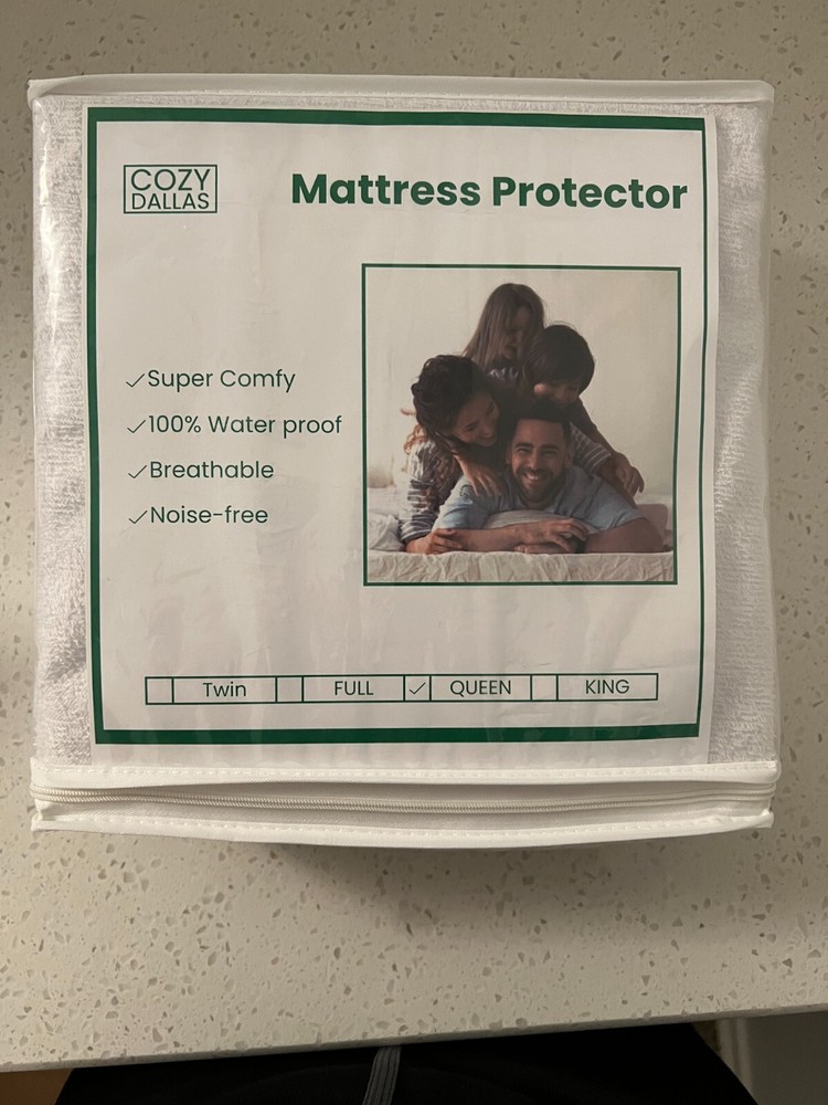 COZY DALLAS Waterproof Noiseless Mattress Protector