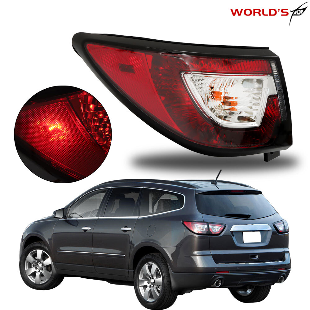 Tail Light Fit For Chevrolet Traverse 2013-2017 Left Driver Side Halogen W/ Bulb