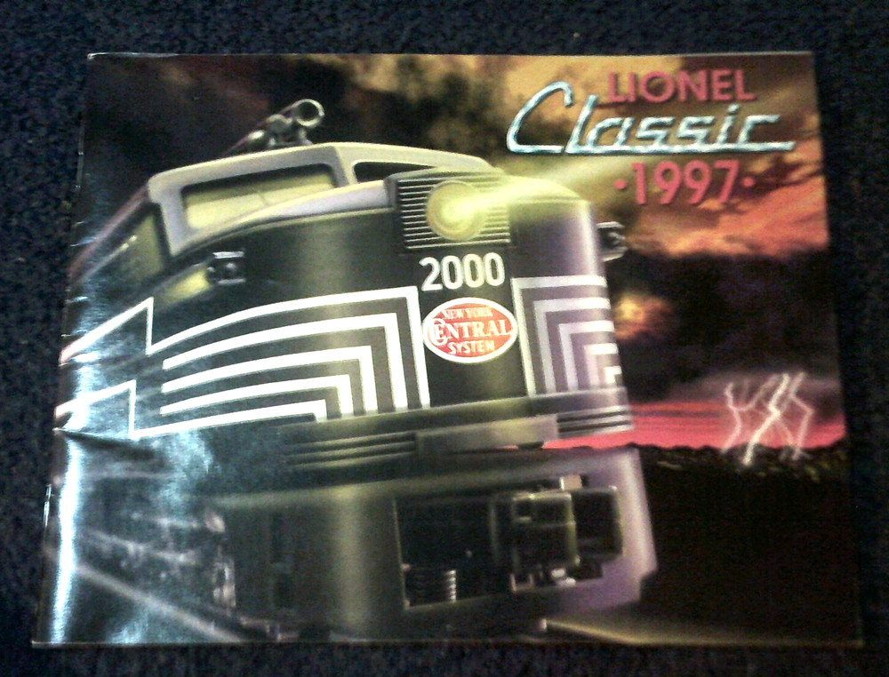 1997 Lionel Classic Trains Catalog Booklet