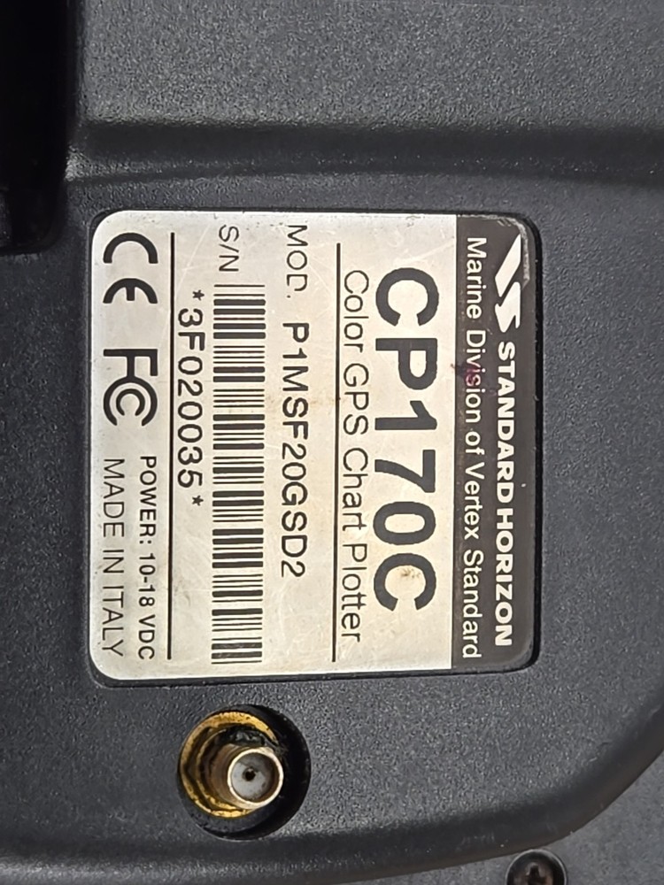 Standard Horizon CP170C Color GPS Chart Plotter - UNTESTED