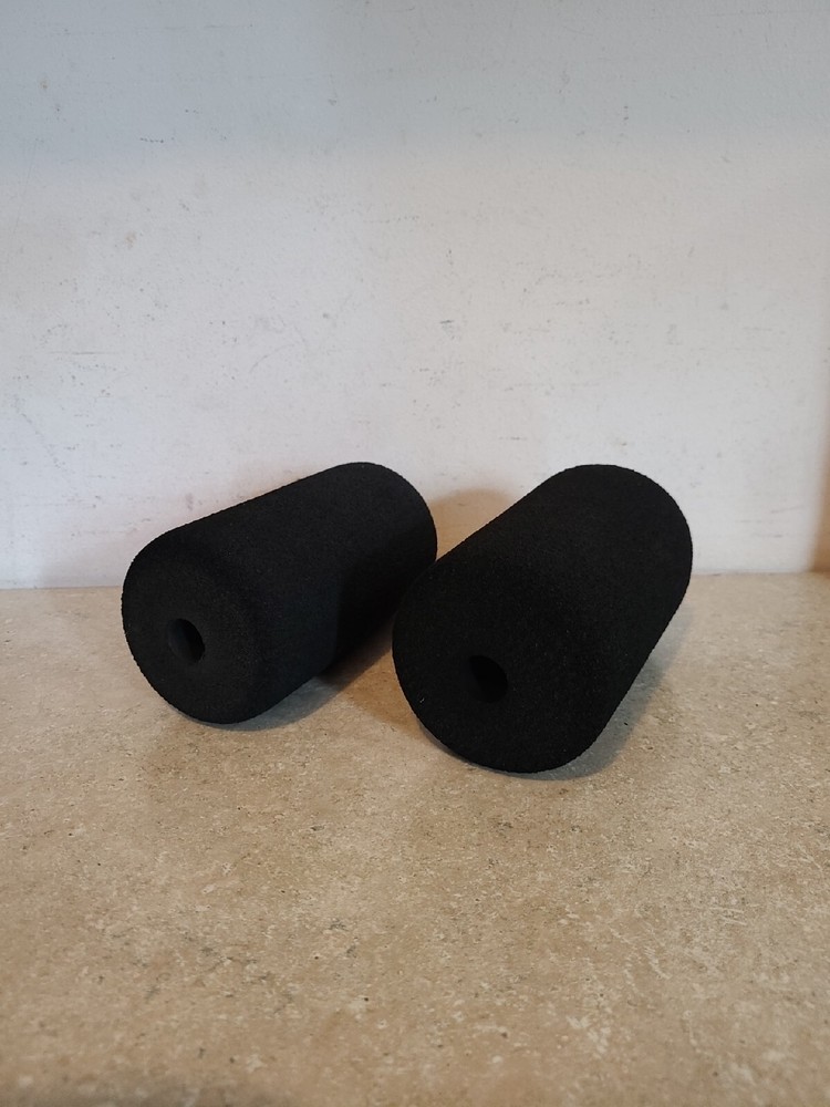 2Pcs Foam Foot Pads Rollers for Home Gym Exercise Machine Equipments Replacement